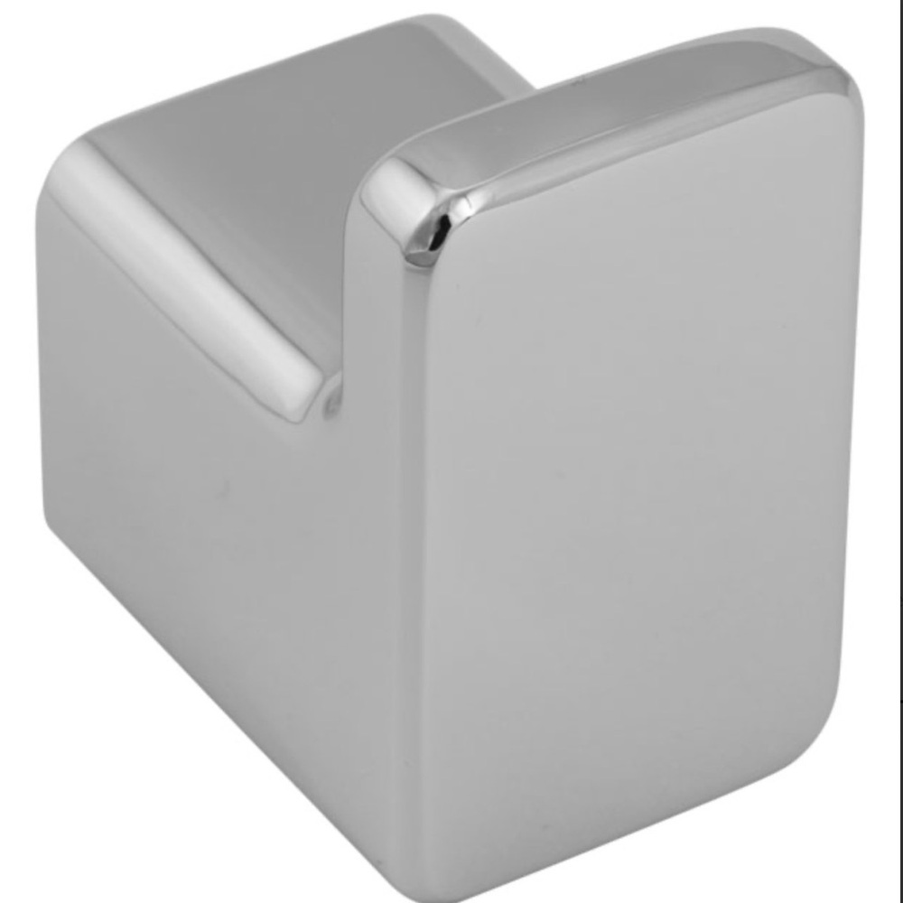 Sleek Silver Bath Accessory